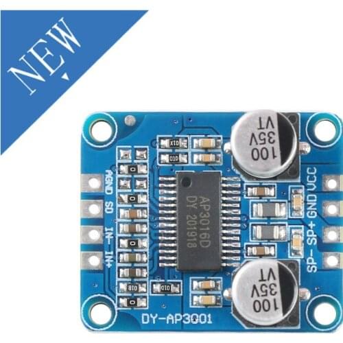 Digital Power Amplifier Board Module Class D 10W/20W/30W DC High Power Mono 12V 24V PWM Modulation DY-AP3001