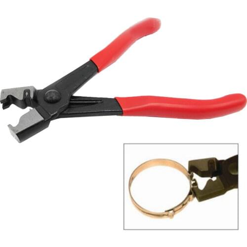 Auto Car Water Oil Pipe Hose Flat Band Ring Clamp Plier Vehicle Repair Tool Pliers Crimping Plier R Type Tools