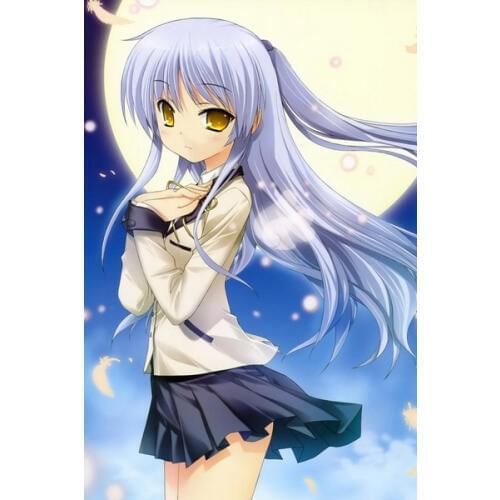 Angel Beats Tachibana Kanade Cosplay Costume Free Shipping for Halloween and Christmas