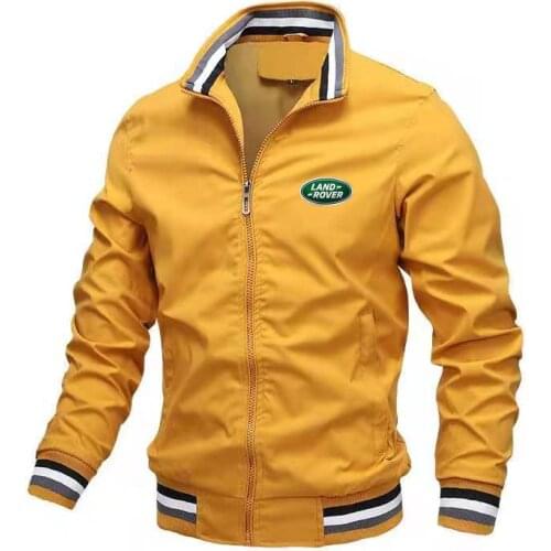 Land Rover Autumn Fashion Jacket New Mens Windbreaker Bomber Jacket Mens Military Uniform Outdoor Clothing Casual Streetwear
