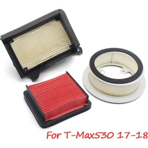 Motorcycle 1 Set Air Intake Filter Cleaner Motorbike Cotton Gauze Air Filter For Yamaha T-Max530 TMAX530 2017-2018