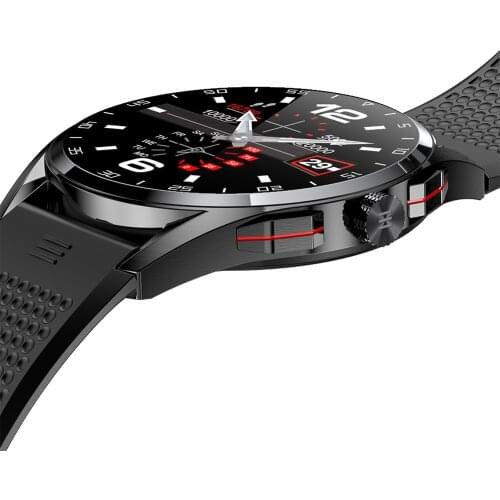 New Mens smart watch full touch screen IP68 waterproof smart watch custom dial business sports fitness tracker for Android iOS