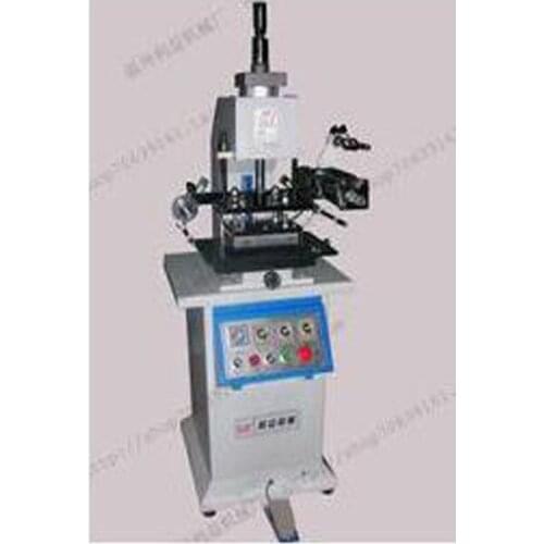 Desktop Pneumatic Plane Hot Stamping Foil Machine LZ-90-B, card,leather stamping, shoes logo stamper