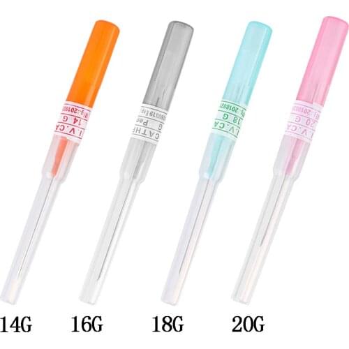 Ear Nose Piercing Needles-10 Pcs 14/16/18/20G Body Piercing Needles IV Catheter Needles Piercing Supplies