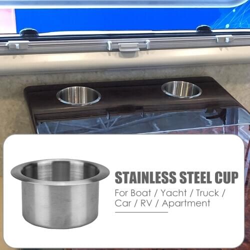 Stainless Steel Cup Drink Holder for Car Auto Marine Boat Yacht Truck RV Camper Thermal Heater Cups Boiling Water Accessories