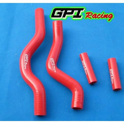 GPI silicone radiator hose FOR SUZUKI RM 250 RM250 01-08 03 04 05 06 07 2001 2002 2003 2004 2005 2006 2007 2008 RED