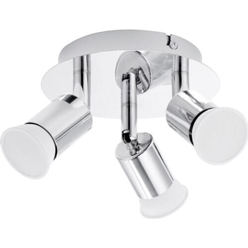 Modern Led Ceiling Light With Swiveling Light Spots 100V-220V Three Heads Lanterns Ceiling Spot Lights Indoor Ceiling Lamp