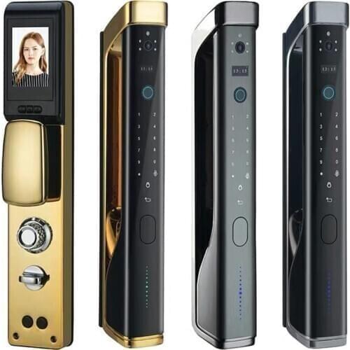 Smart Peephole Recognition Fully Automatic WIFI APP Remote Control Fingerprint Passwprd IC Card Key Door Lock