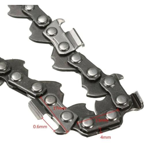 12 Inch Mini Chainsaw Portable Semi Chisel Chains 3/8LP 22 Cutter 45 Wood Cutting Drive Links Replacement Parts for Electric Saw