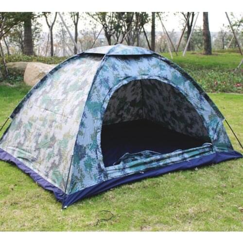 2 Persons Outdoor Camping Tent Travel Waterproof Camping Tent For Fishing Hiking Mountaineering Portable Shelter Tent 200*110cm4