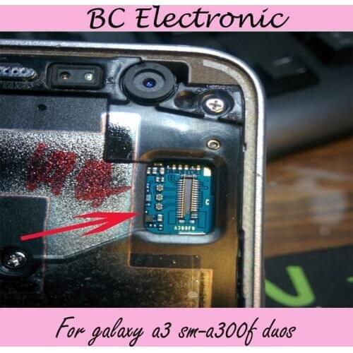 2PCS FPC connector for galaxy a3 A 3 sm-a300f duos logic on motherboard mainboard Flex