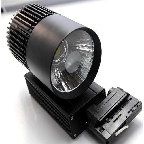 30W 40W 50W COB CREE LED Track Light Rail Spotlights Lamp Leds Tracking Fixture Spot Lights Bulb for Store Shop Mall Exhibition