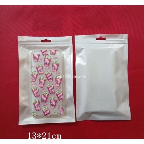5000Pcs 12*21cm Phone Case Bag Zipper Zipper Retail Packages Jewelry Food PVC Plastic Bag Packing Gift Bag Party Box Case
