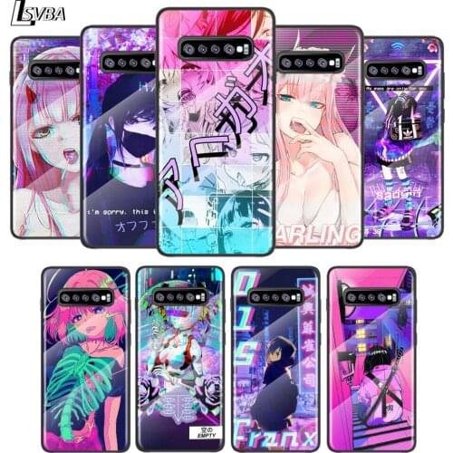 Anime Vaporwave For Samsung Galaxy S21 Ultra Plus 5G M51 M31 M21 Tempered Glass Cover Shell Luxury Phone Case