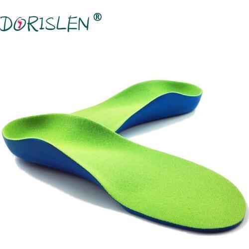 DORISLEN Orthotics Insoles For Kids Children Flatfoot Arch Support Shoe Pads 100pairs/Lot