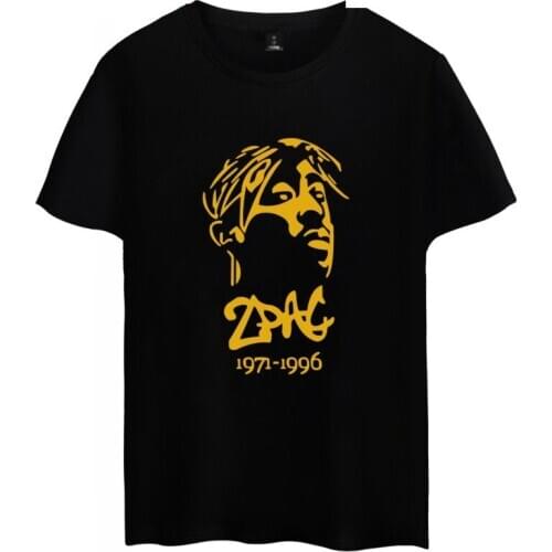 Cool Design Hip Hop Rapper 2PAC t-shirts men sport round neck men women T Shirts casual tops tee shirts short sleeve t-shirt