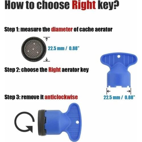 Wrench Faucet Aerator Key M 16.5 18.5 21.5 22.5 24 For Neoperl For Kohler For Danze