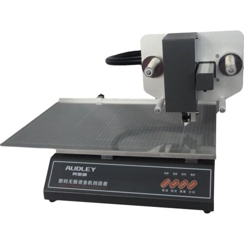 China factory audley hot stamping foil 3050A digital paper card printer