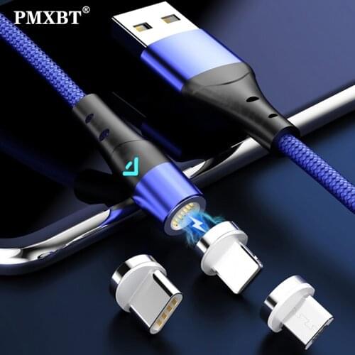 Magnetic USB Type C Cable Fast Charger Phone For iPhone 12 X Xiaomi Huawei Samsung Micro USB C Magnetic Cable Data Charging Wire