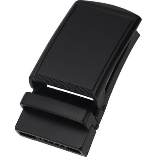 Fashion Alloy Automatic Buckle Ratchet Black Belt Buckle 40mm Width for Men