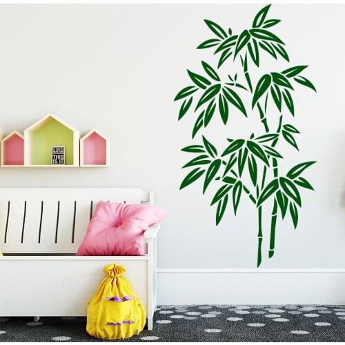 Cartoon Bamboo Cartoon Wall Decals Pvc Mural Art Diy Poster Home Decoration Accessories For Living Room Room Decoration