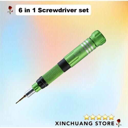 New Arrival 6 in 1 Screwdriver Set Precision Screwdriver