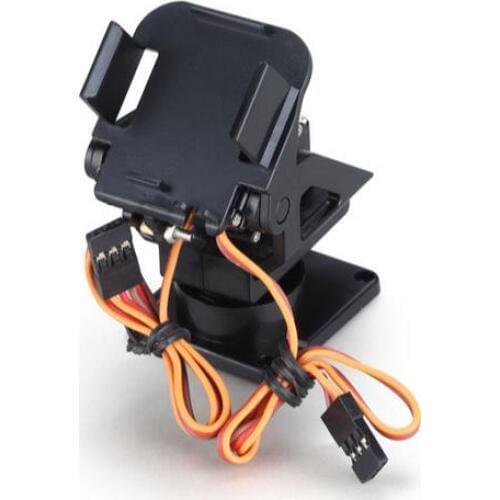 10set Servo Support PT Pan / Tilt Camera Anti-Vibration Platform Camera Mount for Aircraft FPV Dedicated Nylon PTZ for 9G SG90