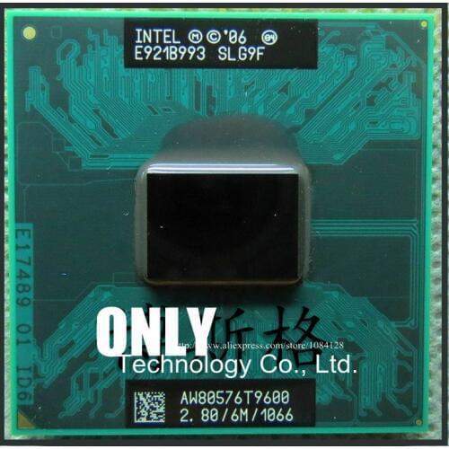 NEW CPU Laptop Core 2 Duo t9600 T9600 CPU 6M Cache/2.8GHz/1066/Dual-Core Laptop processor for GM45/PM45