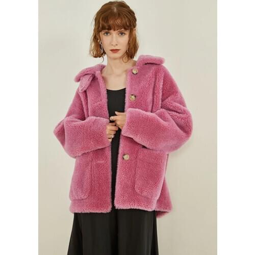 Obrix Faux Fur Female Trendy Fur Coat Square Collar Full Sleeve Streetwear Fashion Fur Coat For Women