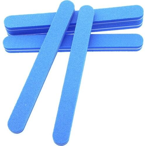 2Pcs Cheap Nail Files Sandpaper Buffers Block Sponge Professional 100/180 Grit Nail Polish Remover Salon Manicure Tools HE0026