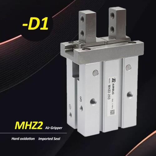 MHZ2-10D1 16D1 20D1 25D1 32D1 40D1 MHZ2 clamp gripper finger pneumatic cylinder Side tapped mounting Aluminium Cylinder