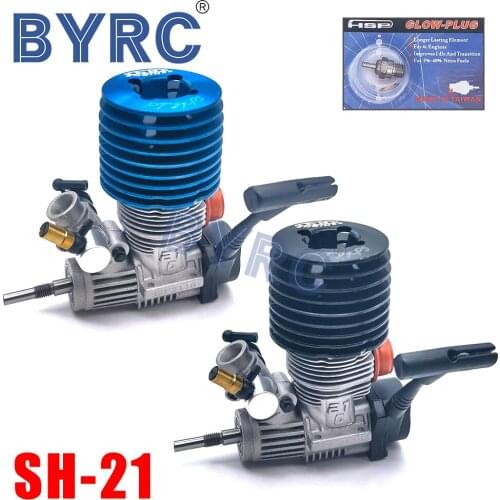 SH21 SH-21 1/8 Nitro Race Engine Motor SH21 Engine 3.48 cc m21-p3 HSP 1/8 Methanol-Super Power