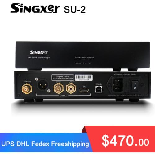 Singxer SU-2 DSD1024 USB Digital Interface Femtosecond clock Interface Audio Interface SU2