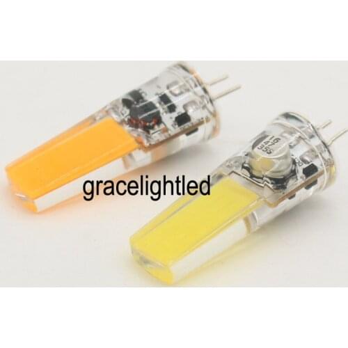 G4 5W COB 2508 AC/DC 12-24V Led Dimmable bulb White/Warm Silicone Light Lamp