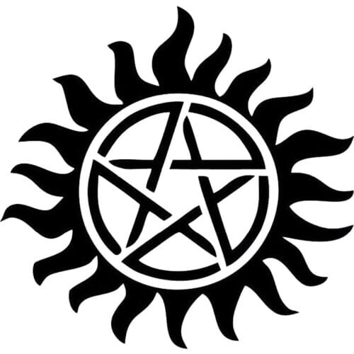 Sun Five-pointed Star Very Good Natural Car Tattoos Vinyl Car Accessories Accessories Decals Love Decoration
