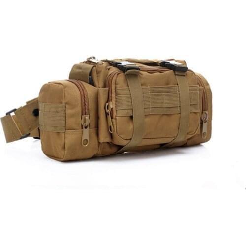 Outdoor Military Tactical Backpack Waist Pack Waist Bag Mochilas Molle Camping Hiking Pouch 3P Chest Bag