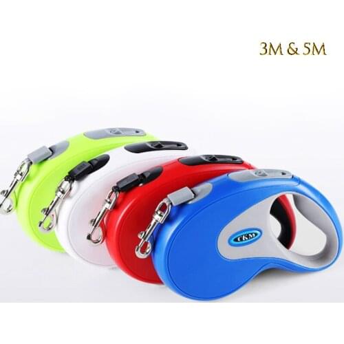 Retractable Dog Leash Reflective Nylon Ribbon for Walking Small Medium Large Breed Dogs No Tangle Automatic Extendable Pet Leads