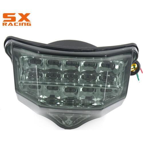 Motorbike Rear Tail Light Brake Turn Signals Integrated Led Light Blinker Lamp Smoke For YAMAHA FZ6 Fazer 600 2004-2009