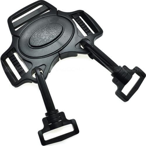 1pcs/pack Plastic Flat Side Release Buckles Adjustable Belt buckle Package accessories Black