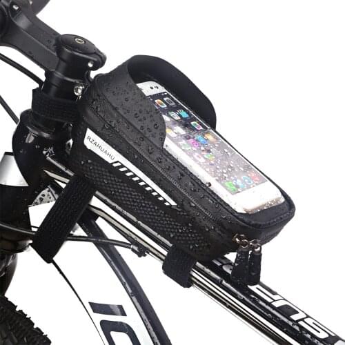 10pcs/lot Waterproof Bike Bag Frame Front Top Tube Cycling Phone Case MTB Bicycle Pouch for Outdoor Cycle Biking Entertainment