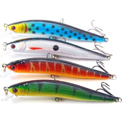8g 10cm Top Hard Fishing Lures Minnow quality Baits Wobblers good action professional Fishing Tackles artificial
