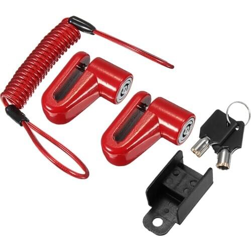 Anti-Theft Steel Wire Lock Disc Brakes Wheels Locker Scooter Accessories for Xiaomi Mijia M365 Electric Scooter