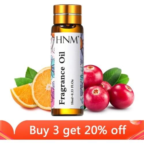 HNM Cranberry Orange Fragrance Oil 10ml Essential Oils for Humidifier Perfume Soap Summer Garden Sentimental Lady Grapefruit