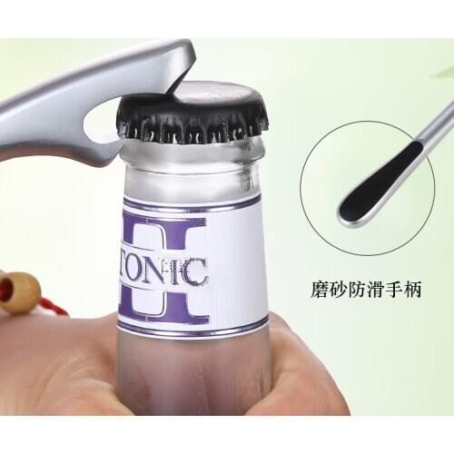 Free Shipping 1Piece High Quality Special Shape Smooth Bottle Opener Stainless Steel Durable Home Use Bar Use
