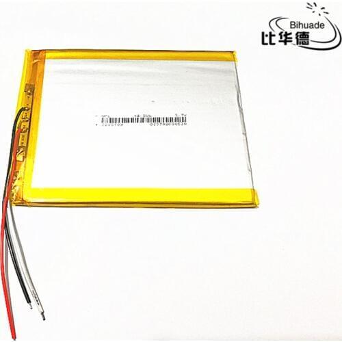 Free shipping 5pcs/lot 3 line 4285104 capacity 5000 mAh polymer battery for tablet pc 7 inch 8 inch 9inch
