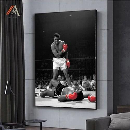 Boxer Muhammad Ali (Muhammad Ali) art picture decoration poster wall art painting prints home living room decoration painting