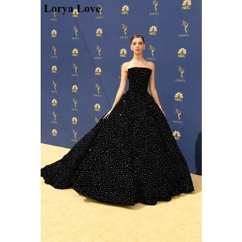 Sequins Black Ball Gown Formal Evening Dresses 2020 Sparkle Robe De Soiree Sequins Fluffy Prom Gowns Women Long Shiny Maxi Dress