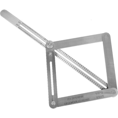 Woodworking carpenter tools angle measurment goniometro universal bevel bevel protractor angle combination ruler