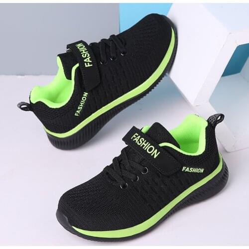 Childrens Casual Running Sports Shoes Outdoor Lightweight Breathable Boys Girls Shoes Comfortable Jogging Soft-soled Kids Shoes
