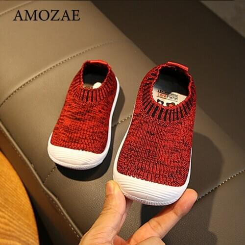 Kids Sneakers Casual Shoes Mesh Running Children Shoes Boys Sport Shoes Girls Breathable Knit Socks Sneaker Outdoors Soft Shoe